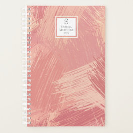  Rosa- och korallager | Monogrammad