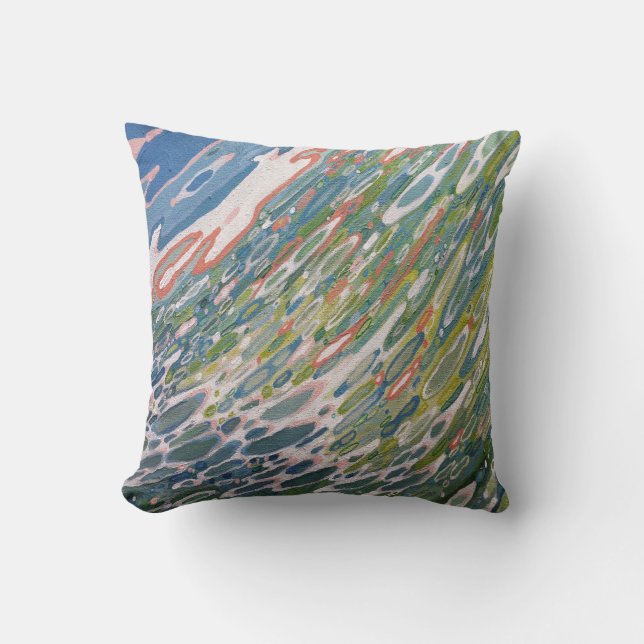 Rosa- och korallsurfa i Miami kudder vid Juul Kudde (Framsida)