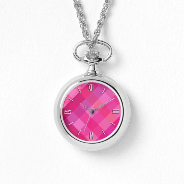 Rosa och långivare armbandsur (Framsida)