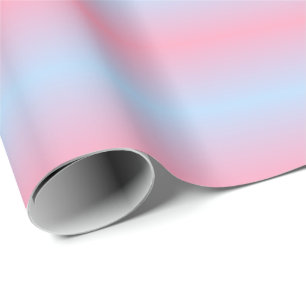 Rosa och lätt, fasad, blå övertoning presentpapper