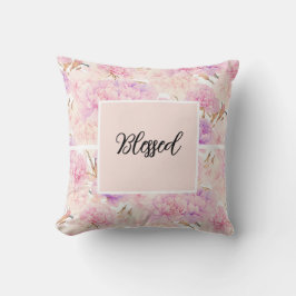Rosa och lavendel nejlikor,  kudde