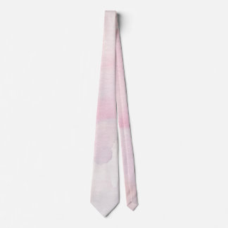 Rosa och lavendel vattenfärgstvätt slips