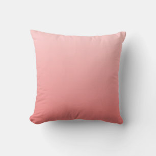 Rosa och Light Coral Ombre Kudde