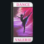 Rosa och Lila Abstrakt Dance Plånboksfodral För Samsung Galaxy S5<br><div class="desc">Rosa och Lila Abstrakt Dance Beach Towel med namn från din ballerina dancer!</div>