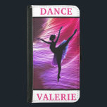 Rosa och Lila Abstrakt Dance Plånboksfodral För Samsung Galaxy S5<br><div class="desc">Rosa och Lila Abstrakt Dance Beach Towel med namn från din ballerina dancer!</div>