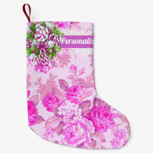 Rosa och Lila av sötningsmedel Liten Julstrumpa