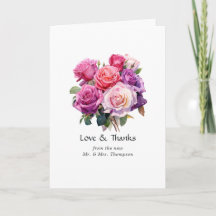 Rosa och lila blommande bröllop