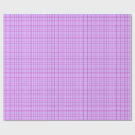 Rosa och lila blommig rutigt mönster presentpapper