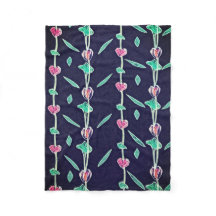 Rosa och lila blommor