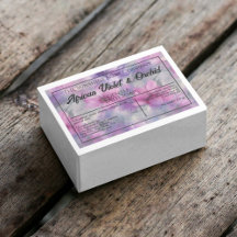 Rosa och Lila blommor vattentät tvålsetikett