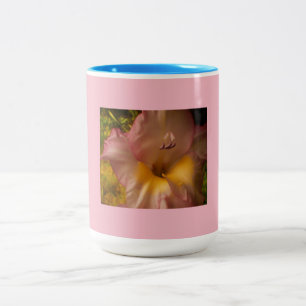 Rosa och Lila Bloom Två-Tonad Mugg