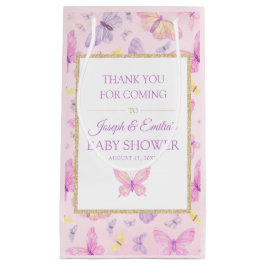 Rosa och Lila Butterfly Baby Shower