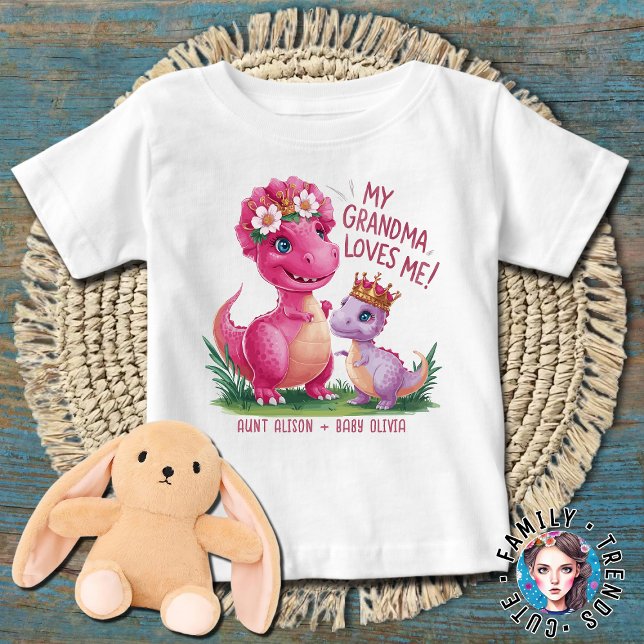 Rosa och Lila Dinos Mitt Underbara Moster Kärlek m T Shirt (Skapare uppladdad)