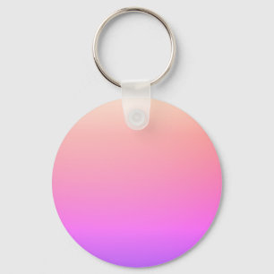 Rosa och Lila för blekpersika och Färgfull Ombre Nyckelring