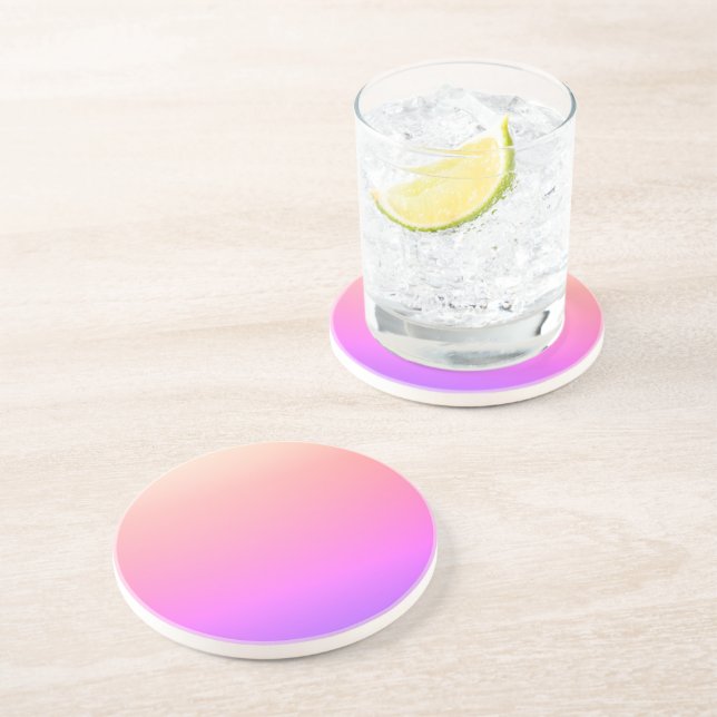 Rosa och Lila för blekpersika och  Färgfull Ombre Underlägg (Sidan)