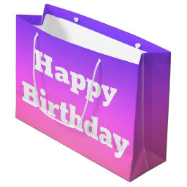 Rosa och Lila Grattis på födelsedagen Gift-blocket