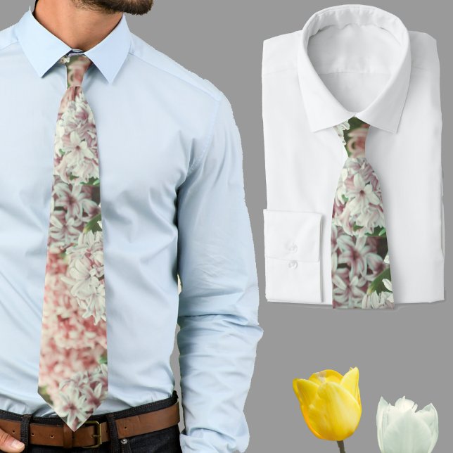 Rosa och Lila Hyacint i Vår Garden Slips (Skapare uppladdad)