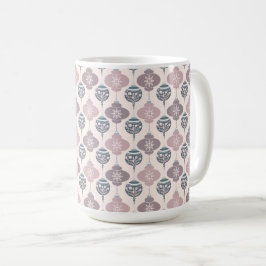 Rosa och Lila Kaffe för prydnadsjul i mugg