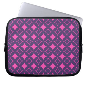 Rosa och lila laptop sleeve