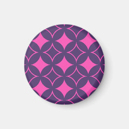 Rosa och lila magnet