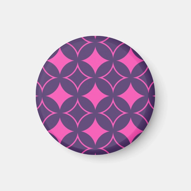 Rosa och lila magnet (Framsidan)