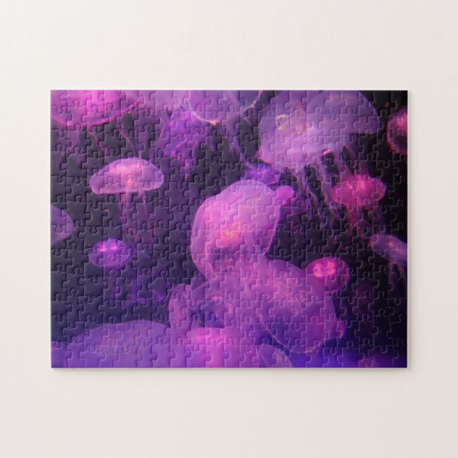 Rosa och Lila-maneter Pussel (Horisontell)