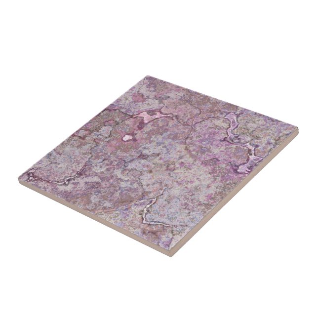 Rosa och Lila Marble Kakelplatta (Sidan)