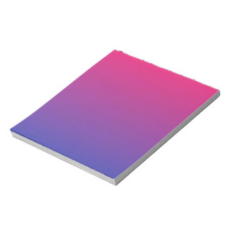 Rosa och lila Ombre-mönster Anteckningsblock