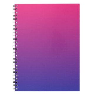 Rosa och lila Ombré-mönster Anteckningsbok