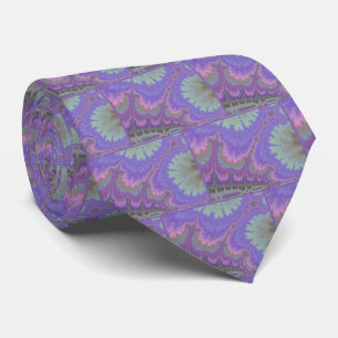Rosa och Lila Paisley Tie Slips
