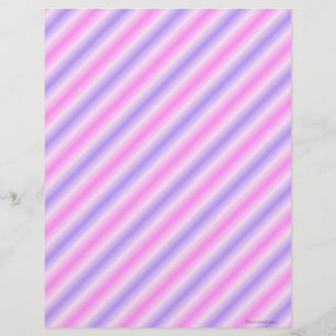 Rosa och Lila - Papper strippad skrapbok