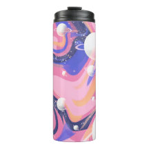 Rosa och Lila Rymden Swirl-Abstrakt