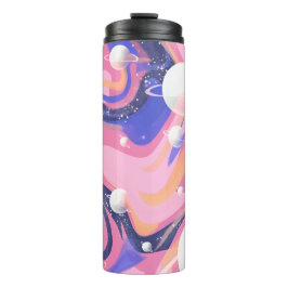 Rosa och Lila Rymden Swirl-Abstrakt