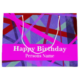 Rosa och Lila Shades Geometric Abstrakt