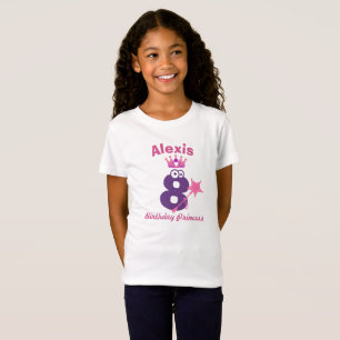 Rosa och Lila Skapar din egen Anpassningsbar födel T Shirt