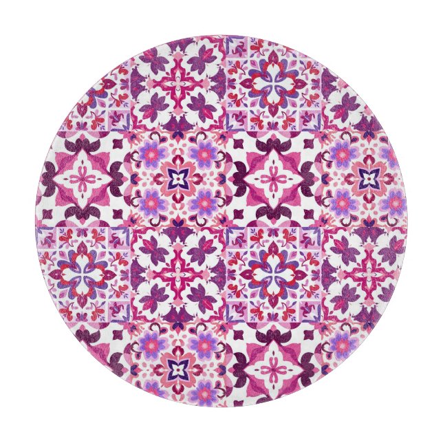 Rosa och Lila Spanska plattor (Framsidan)