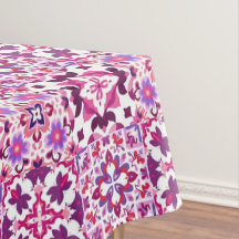 Rosa och Lila Spanska plattor