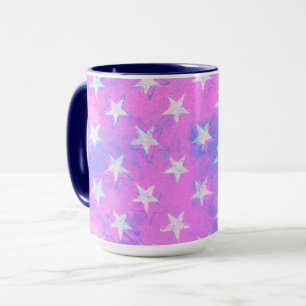 Rosa och Lila Star Stars Space Mugg Kopp