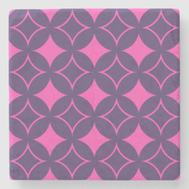 Rosa och lila underlägg sten