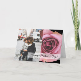 Rosa och Lila Vår Ro Mors dag Kort