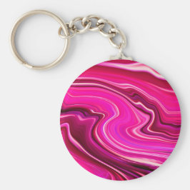 Rosa och Lila Vinkarare Nyckelring