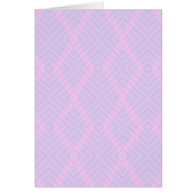 Rosa och Magenta Geometri Hälsningskort (Framsidan)