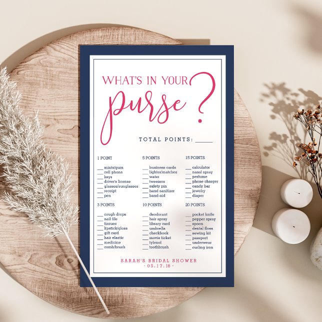 Rosa och marin Möhippa för ananas/ringspel (Skapare uppladdad)