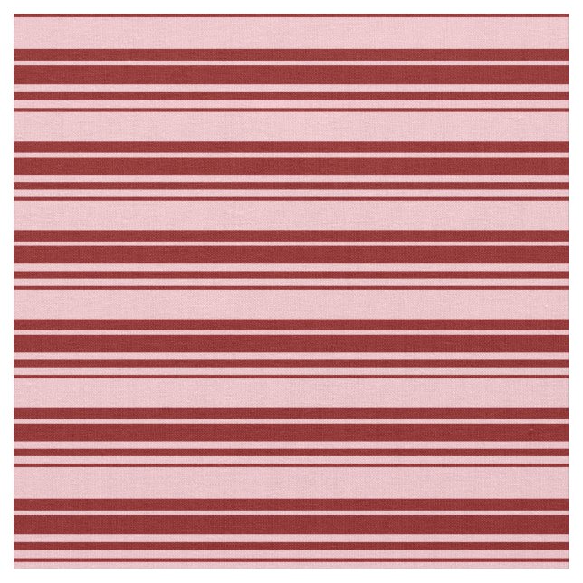 Rosa och Maroon Lining Mönster Tyg (Närbild)