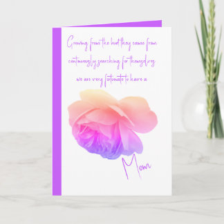 Rosa och Mauve Kort