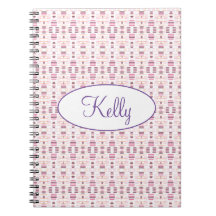 Rosa och Mauve Patterned