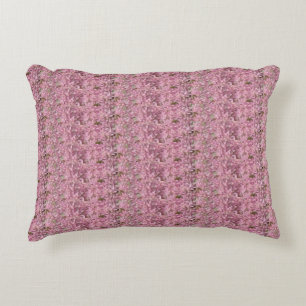 Rosa och Mauve Prydnadskudde