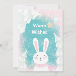 Rosa och munstycke i julklappen julkort