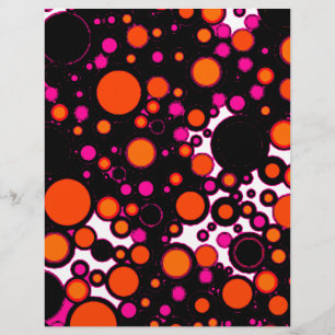 Rosa och orange