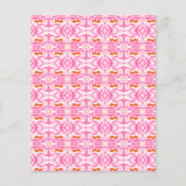 Rosa och Orange av Chic Tie-Dye Skrapbook Papper (Framsida)